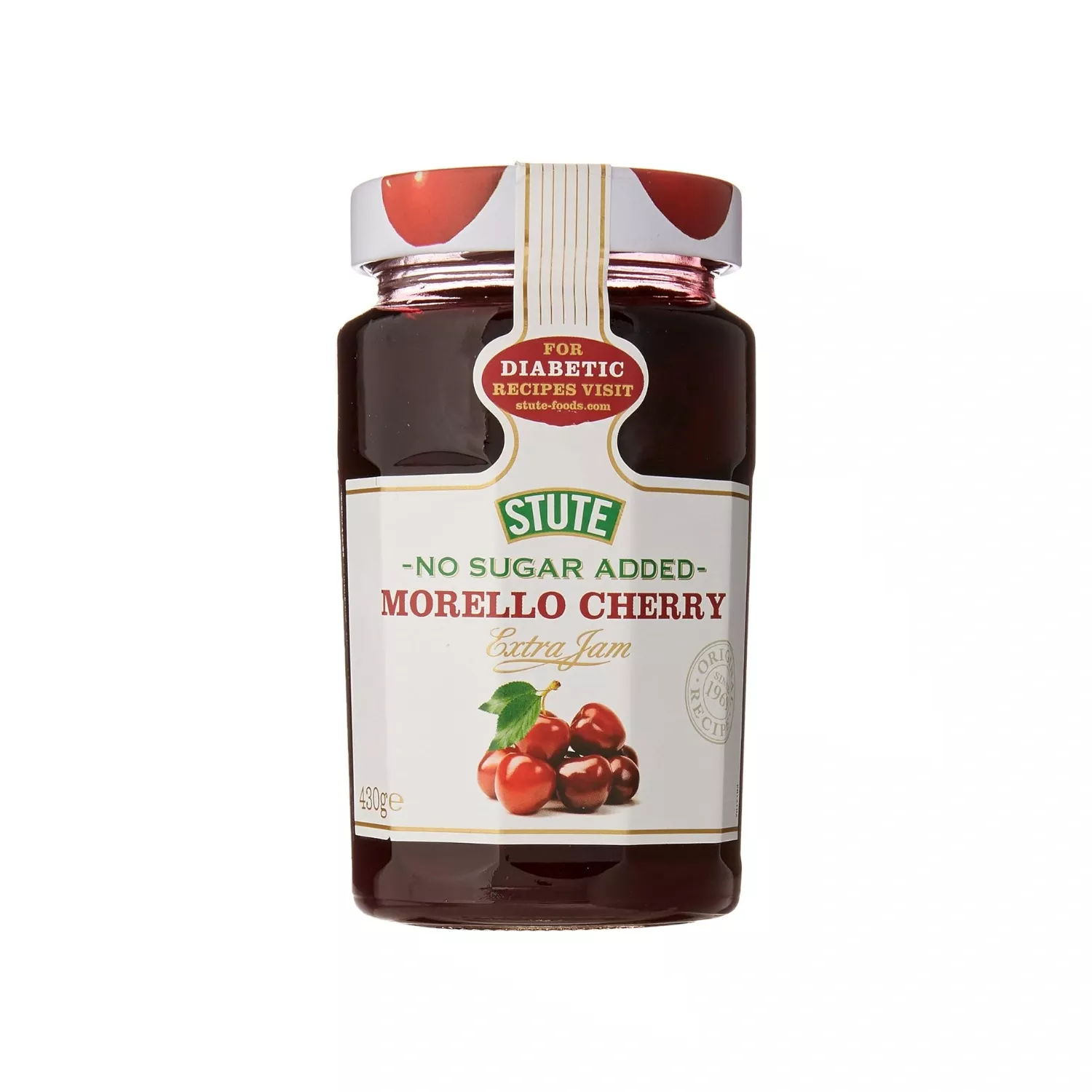 Stute Diabetic Morello Cherry Extra Jam 430g