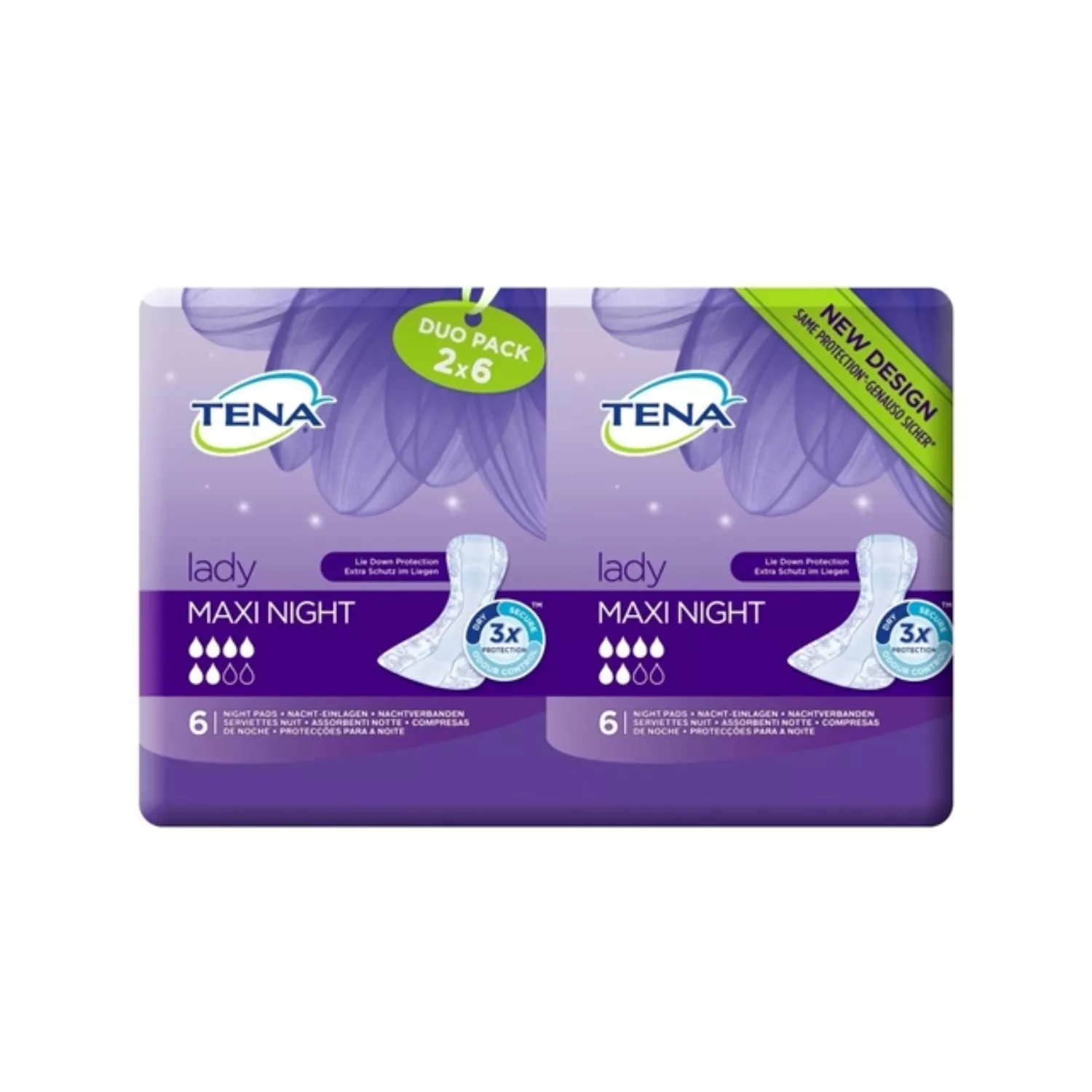 Tena Lady Maxi Night Duo-12 Pack