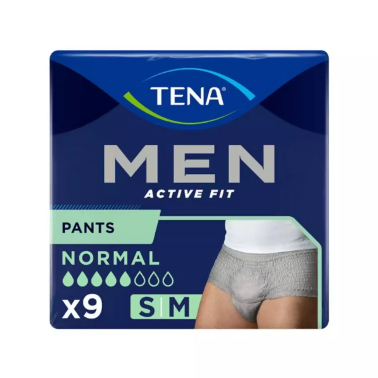 Tena Men Pants Normal Grey Small/Medium 9s