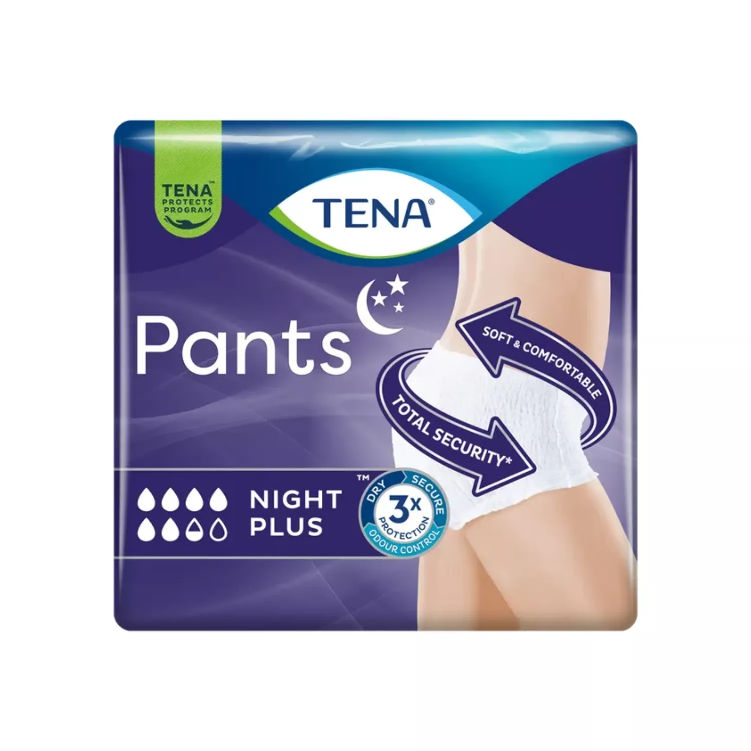 TENA Pants Night Plus Extra Large Pack of 10