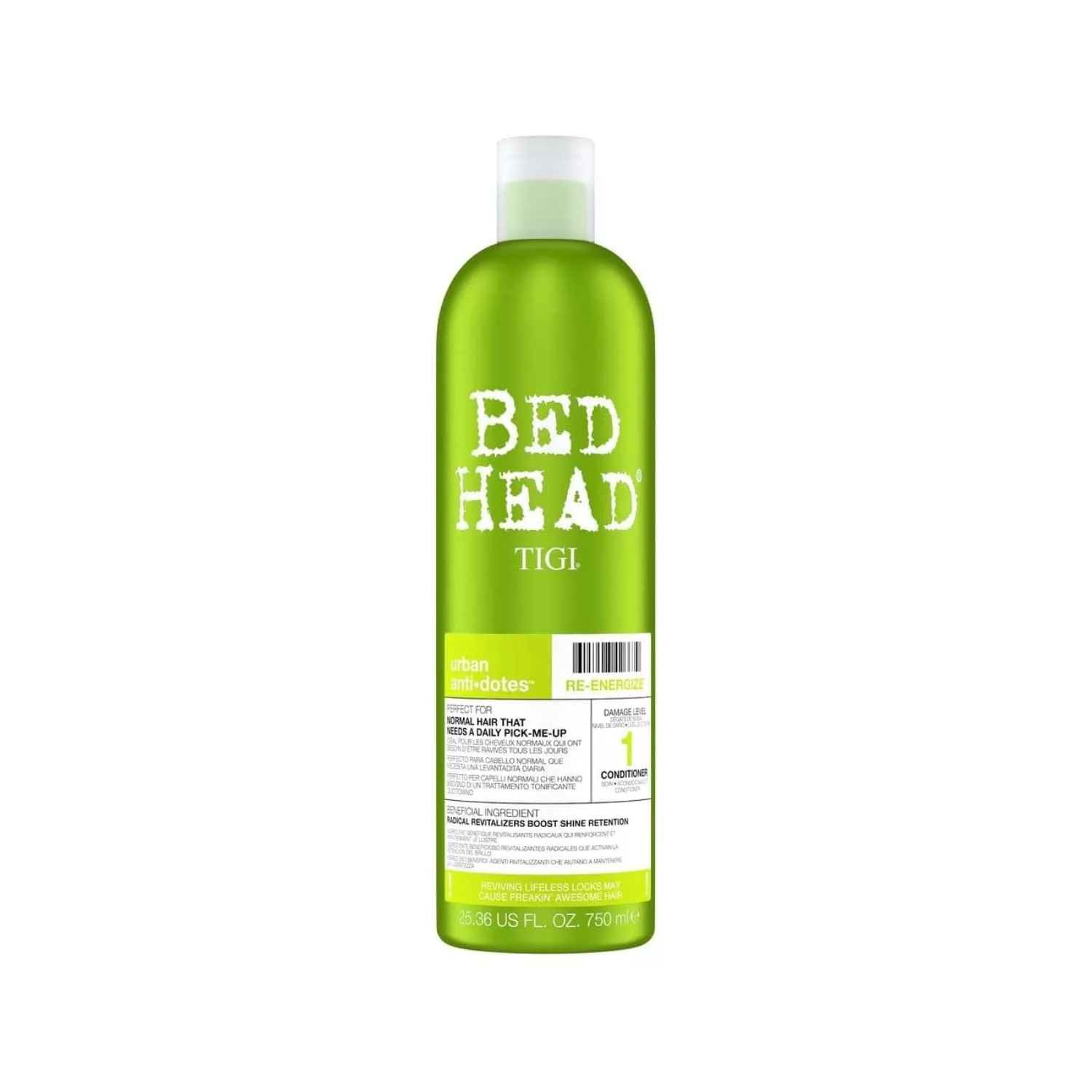 Bed Head by TIGI Urban Antidotes Re-Energise Conditioner 750ml