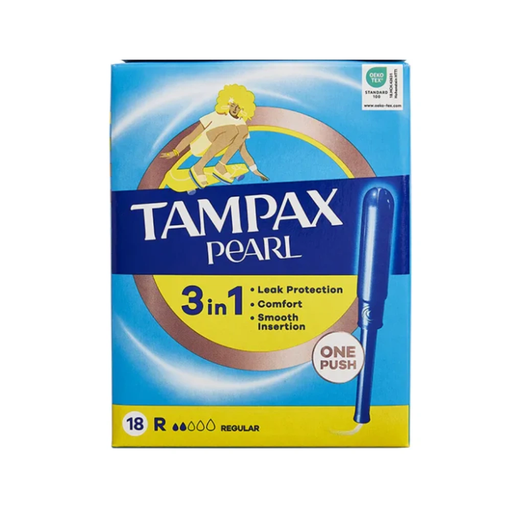 Tampax Pearl Regular Tampons Applicator 18
