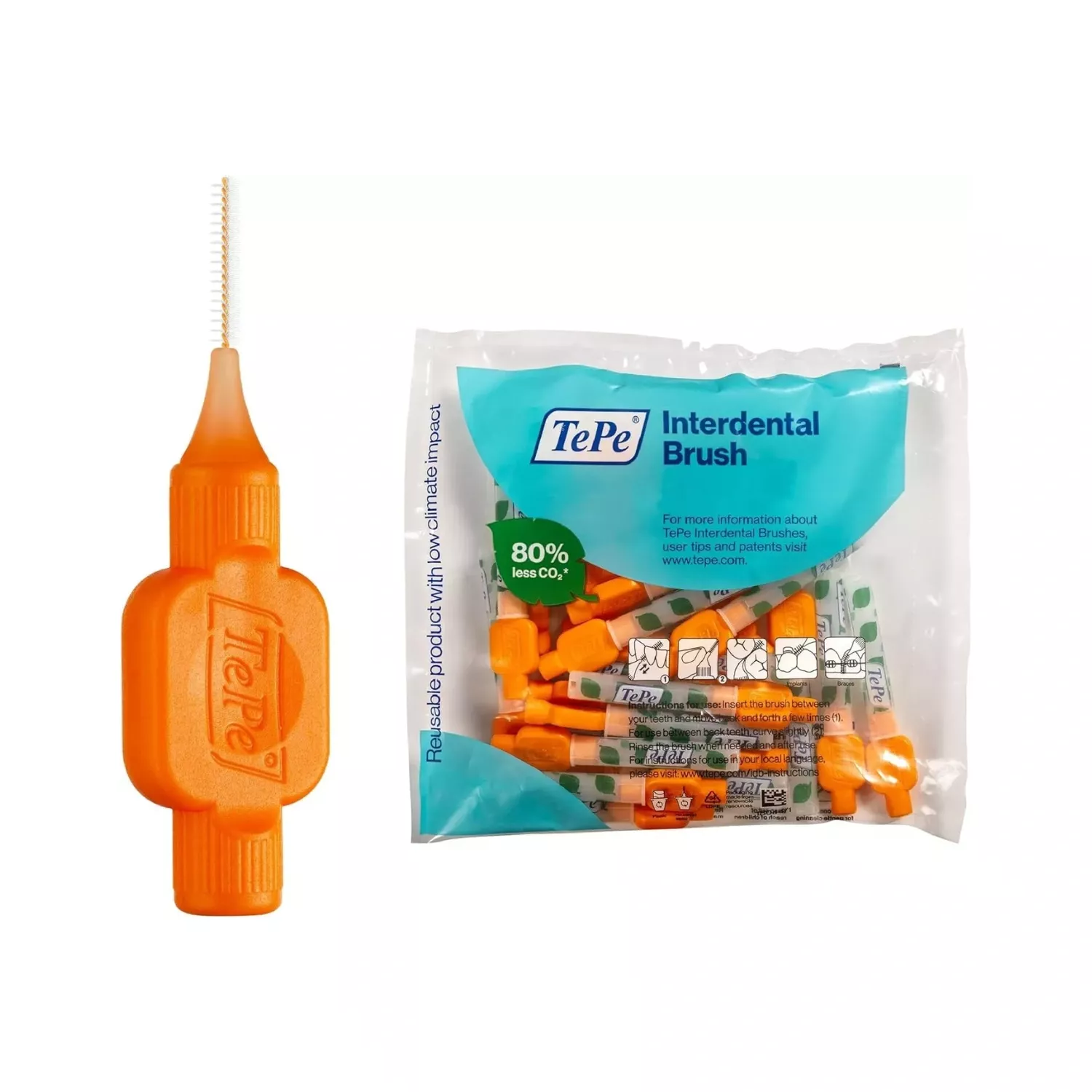 TePe Original interdental brushes 0.45 mm (Pack of 25)