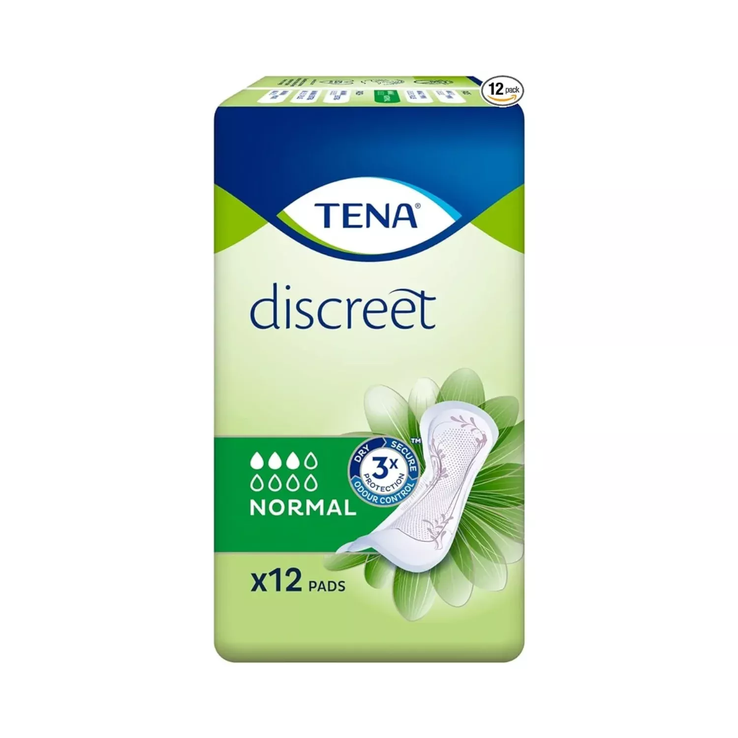 Tena Lady Discreet Pads 12 Count