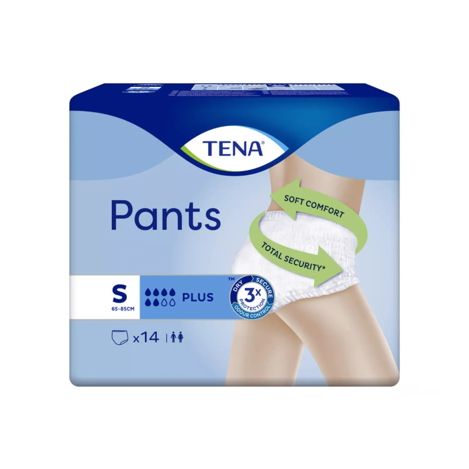TENA Pants Plus 3 X Protection small 14 Pack