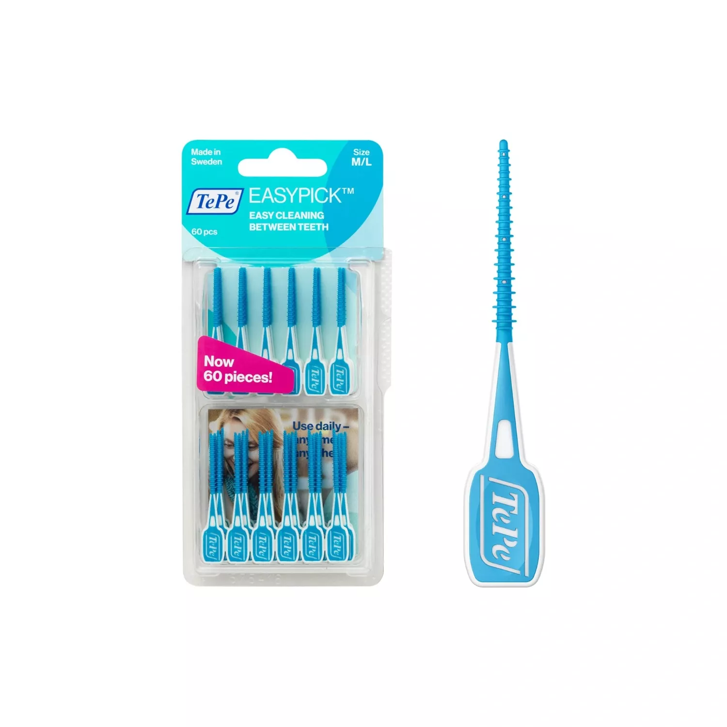 Tepe EasyPick Toothpicks 60 Pack Refill