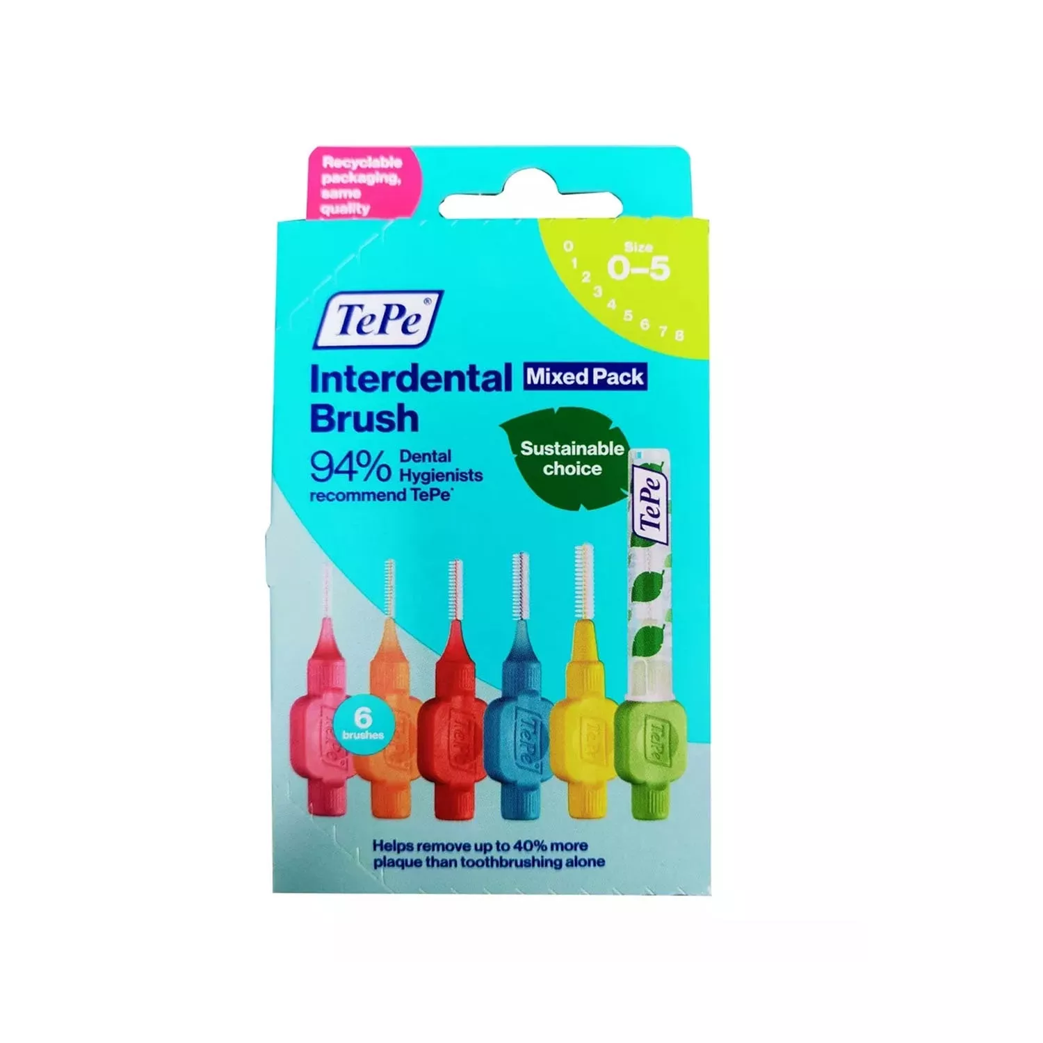 Tepe Interdental Brush Mixed 6 Brush
