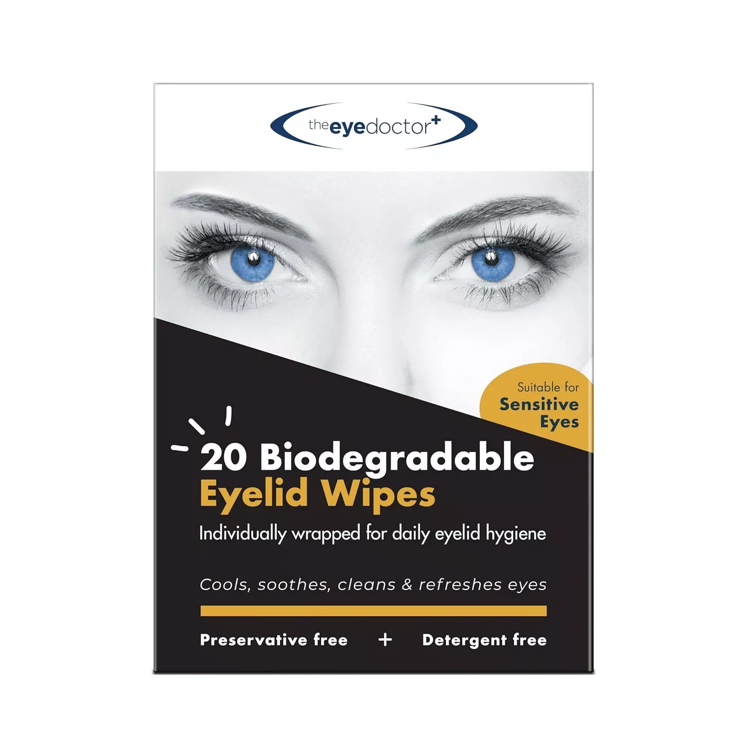 The Eye Doctor Eyelid Wipes 20 Individually Wrapped