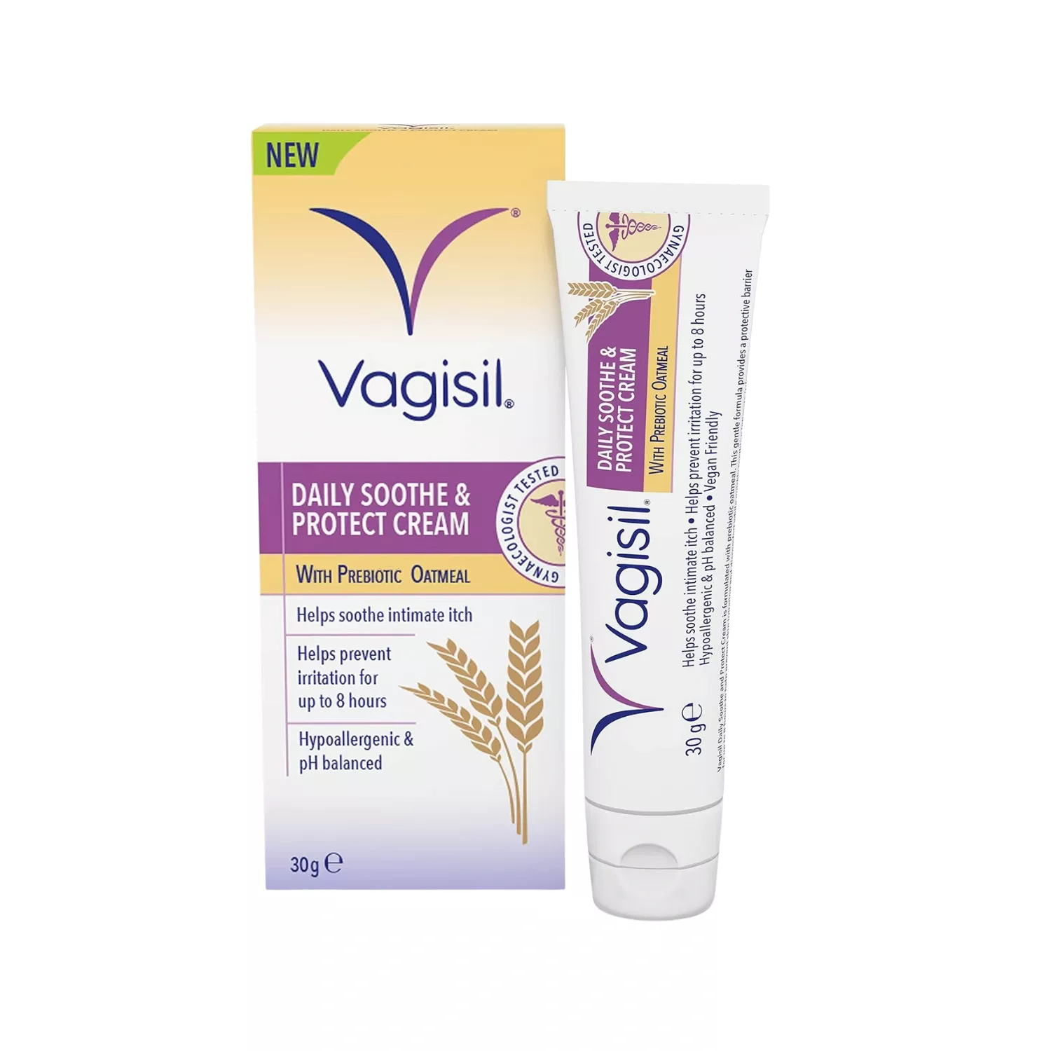 Vagisil Daily Soothe & Protect Cream For Women 30g
