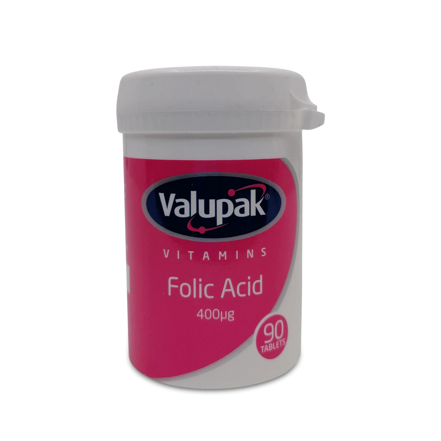 Valupak Folic Acid Tablets 400mcg 90 Tablets