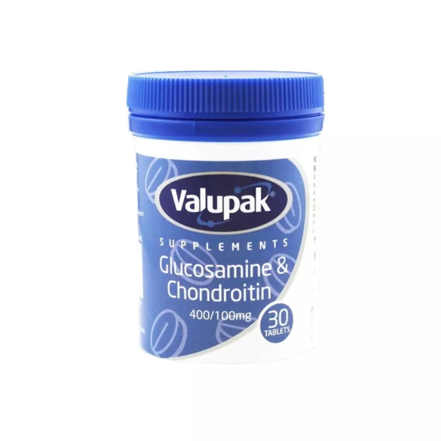 Valupak Glucosamine & Chondroitin Tablets 400/100mg Pack of 30