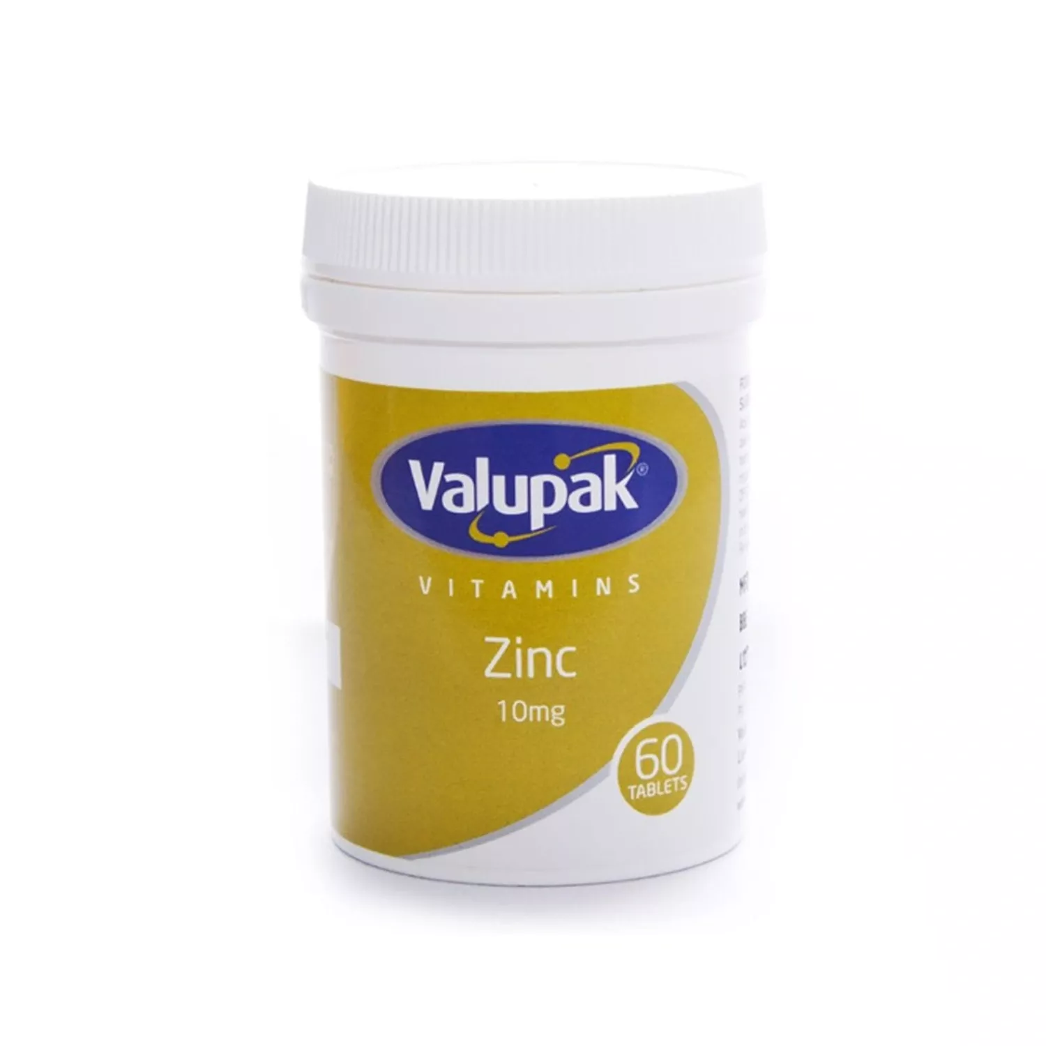 Valupak Zinc Gluconate 10Mg Tablets 60s
