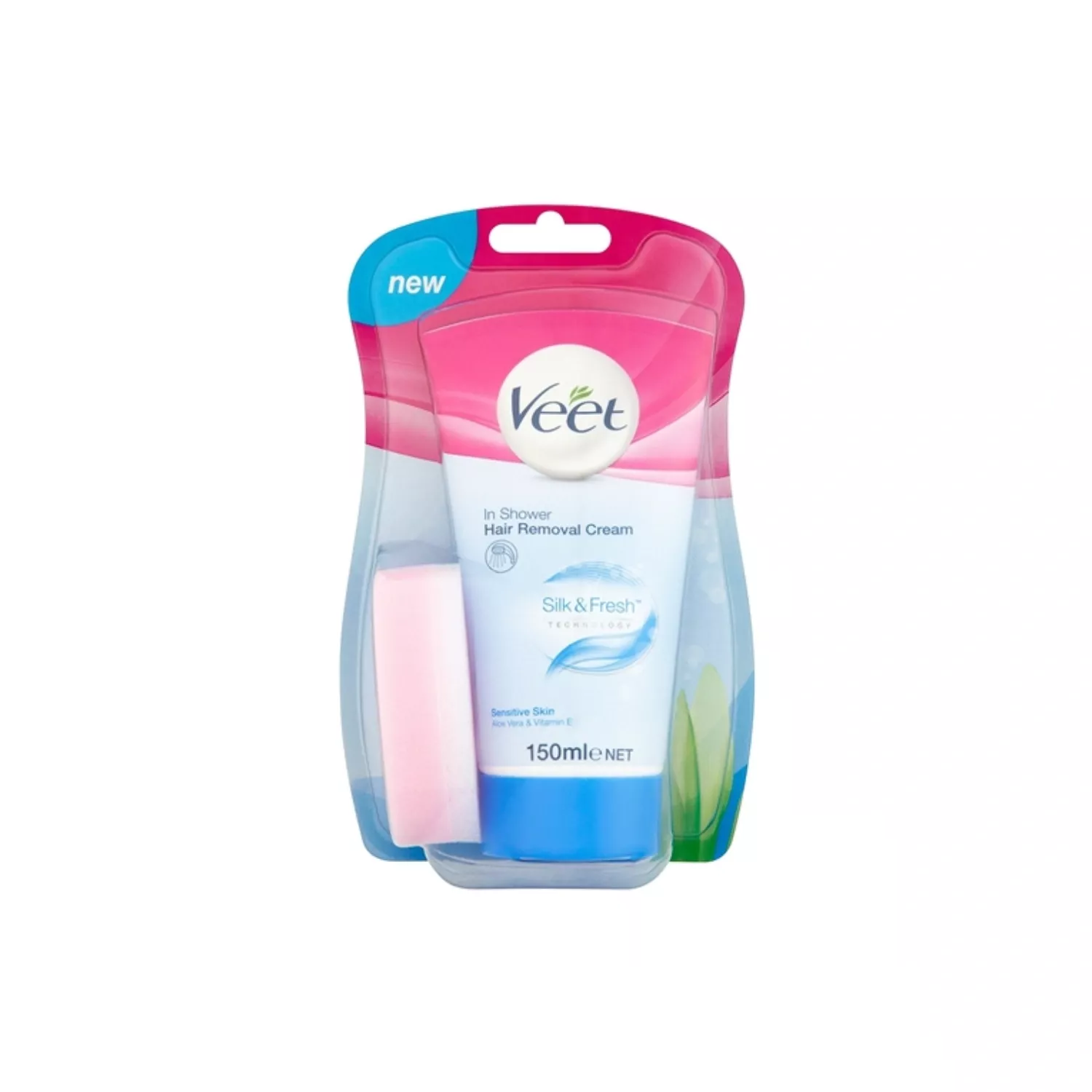 Veet In Shower Hair Removal Cream Legs Body Sensitive 150ml