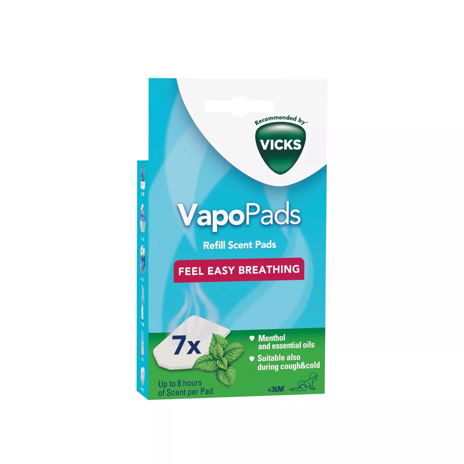 Vicks VapoPads Menthol - Scented Pads with Essential Oils