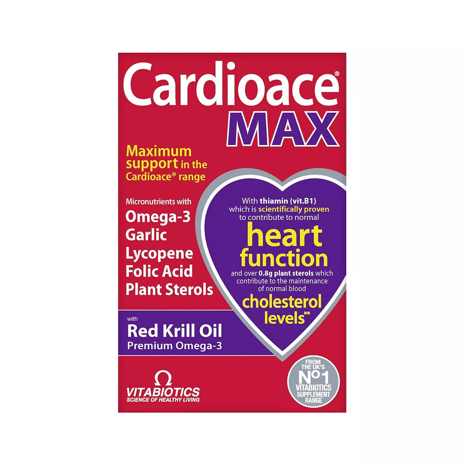 Vitabiotics Cardioace Max 84 Capsules