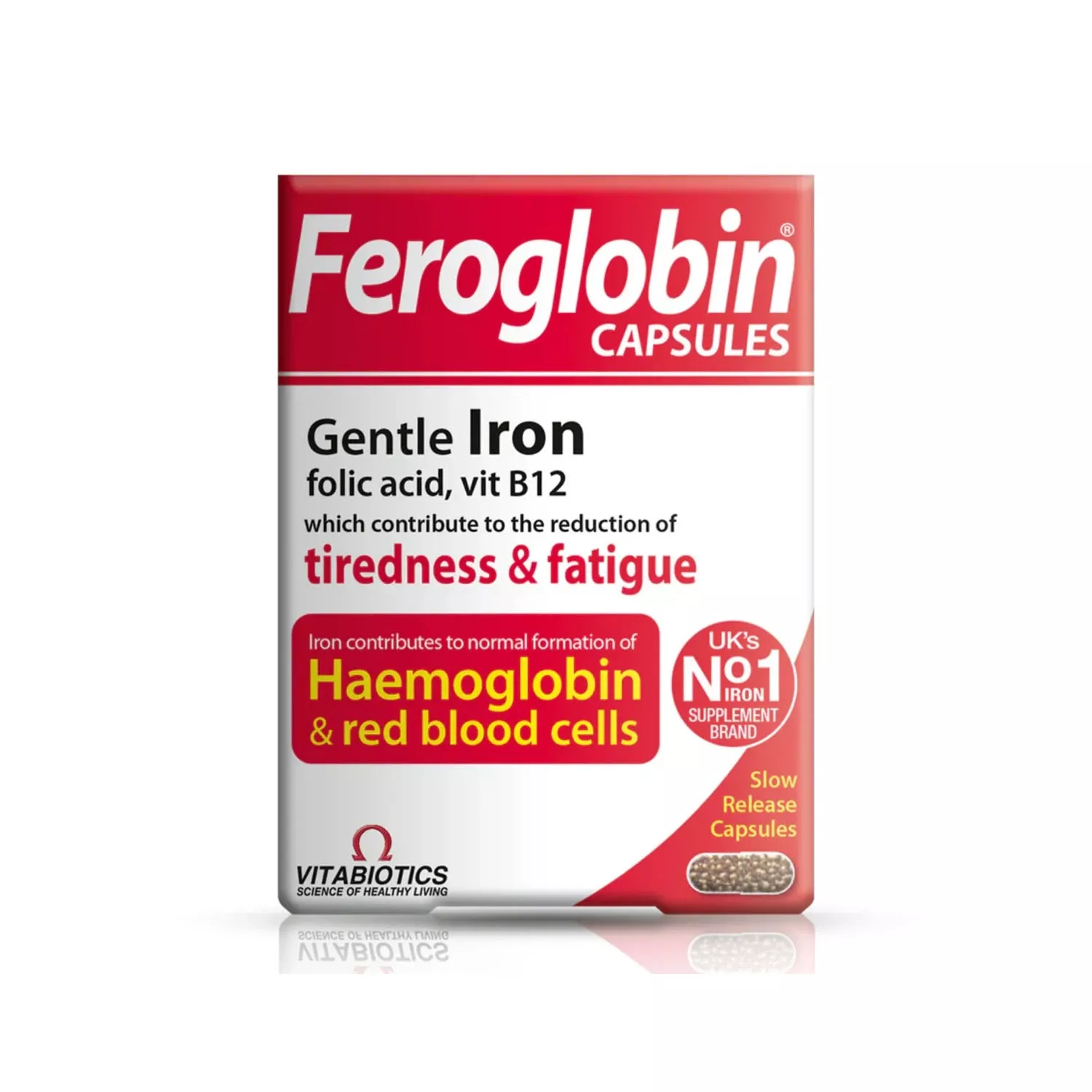 Vitabiotics Feroglobin Capsules 30 Capsules
