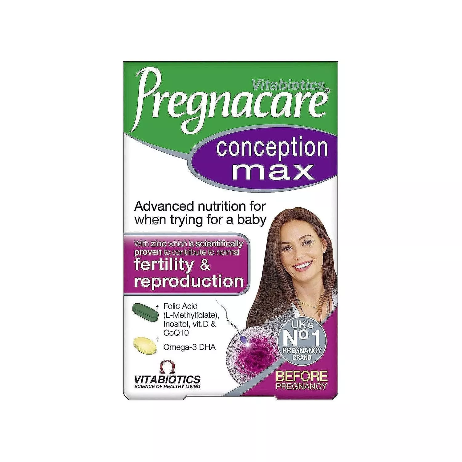 Vitabiotics Pregnacare Conception Max 84 Tablets
