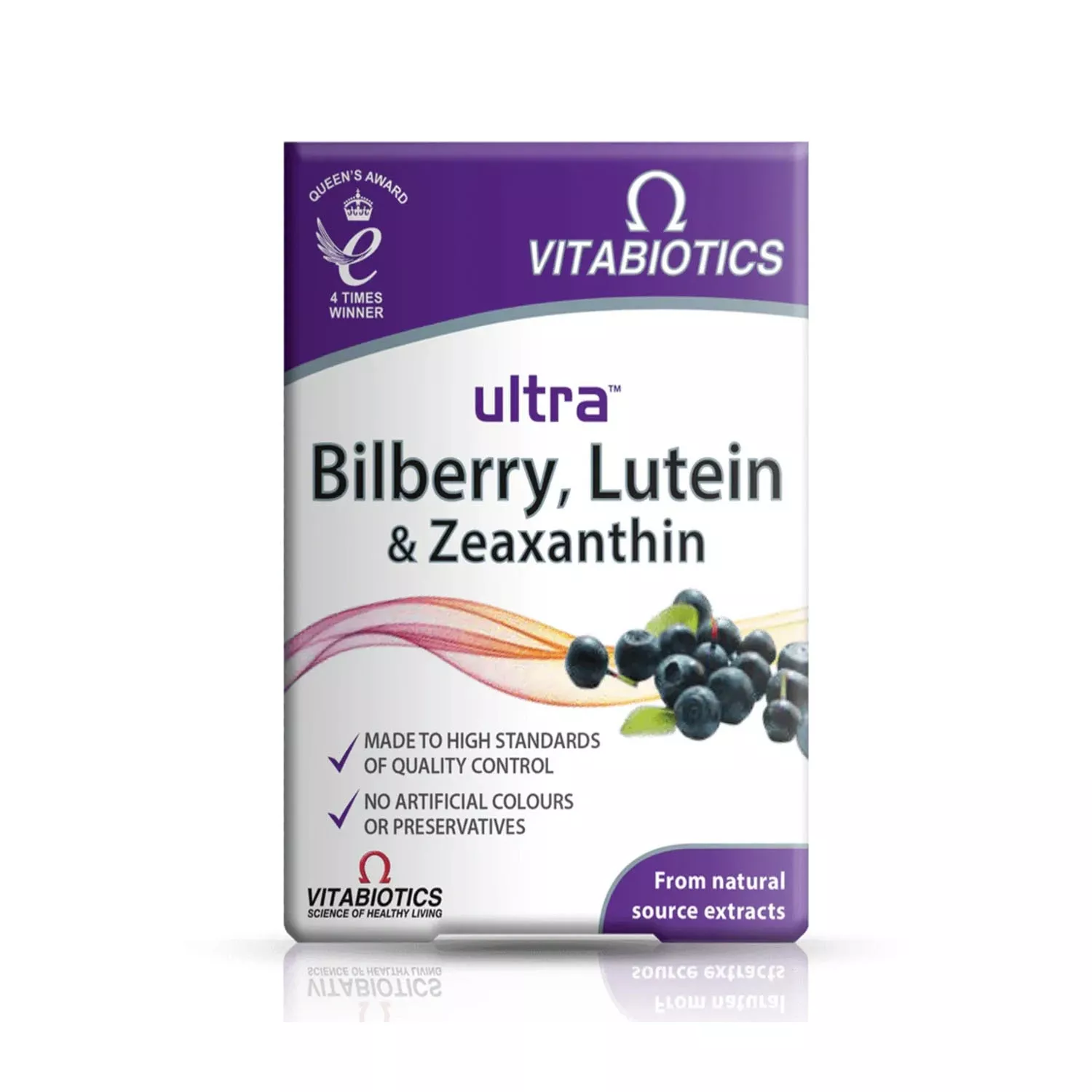 Vitabiotics Bilberry Lutein and Zeaxanthin Tablets