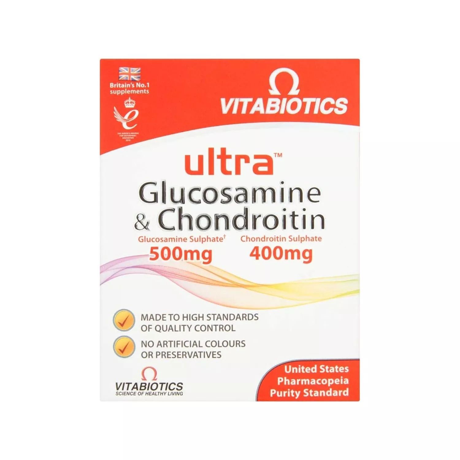 Vitabiotics Ultra Glucosamine and Chondroitin 60 Tablets