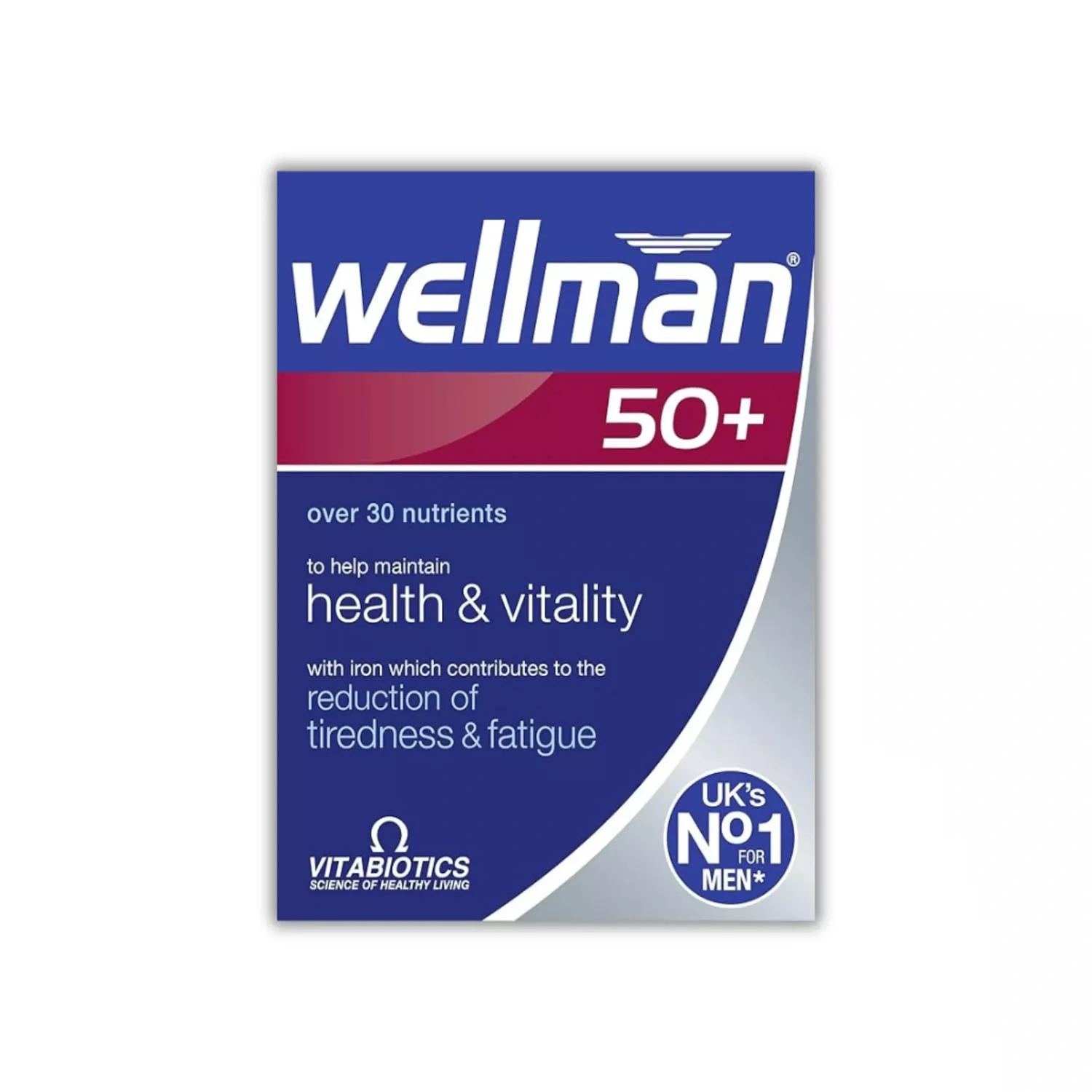Vitabiotics Wellman 50+ 30 Tablets