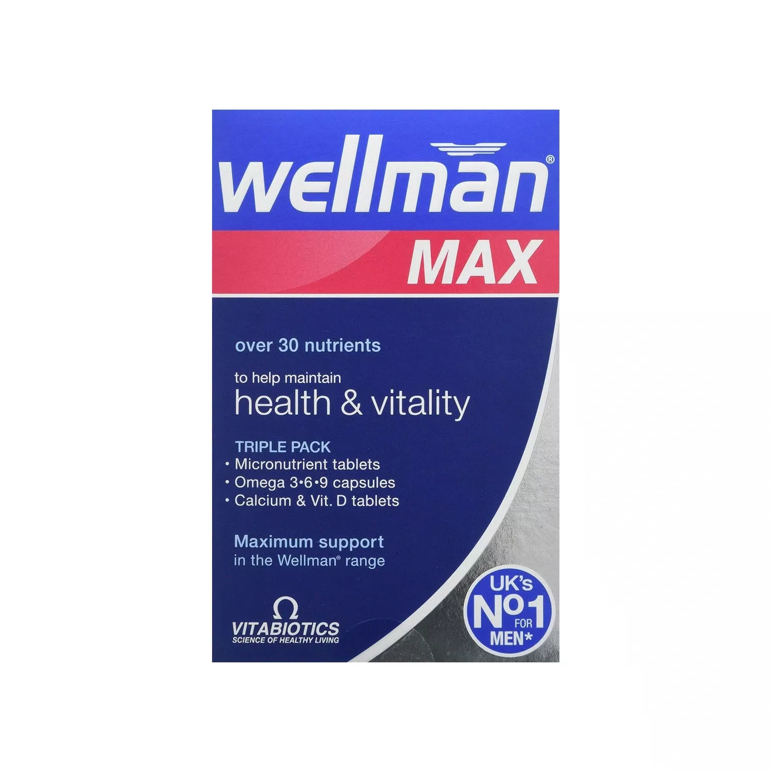 Vitabiotics Wellman Max Omega 84 Tablets