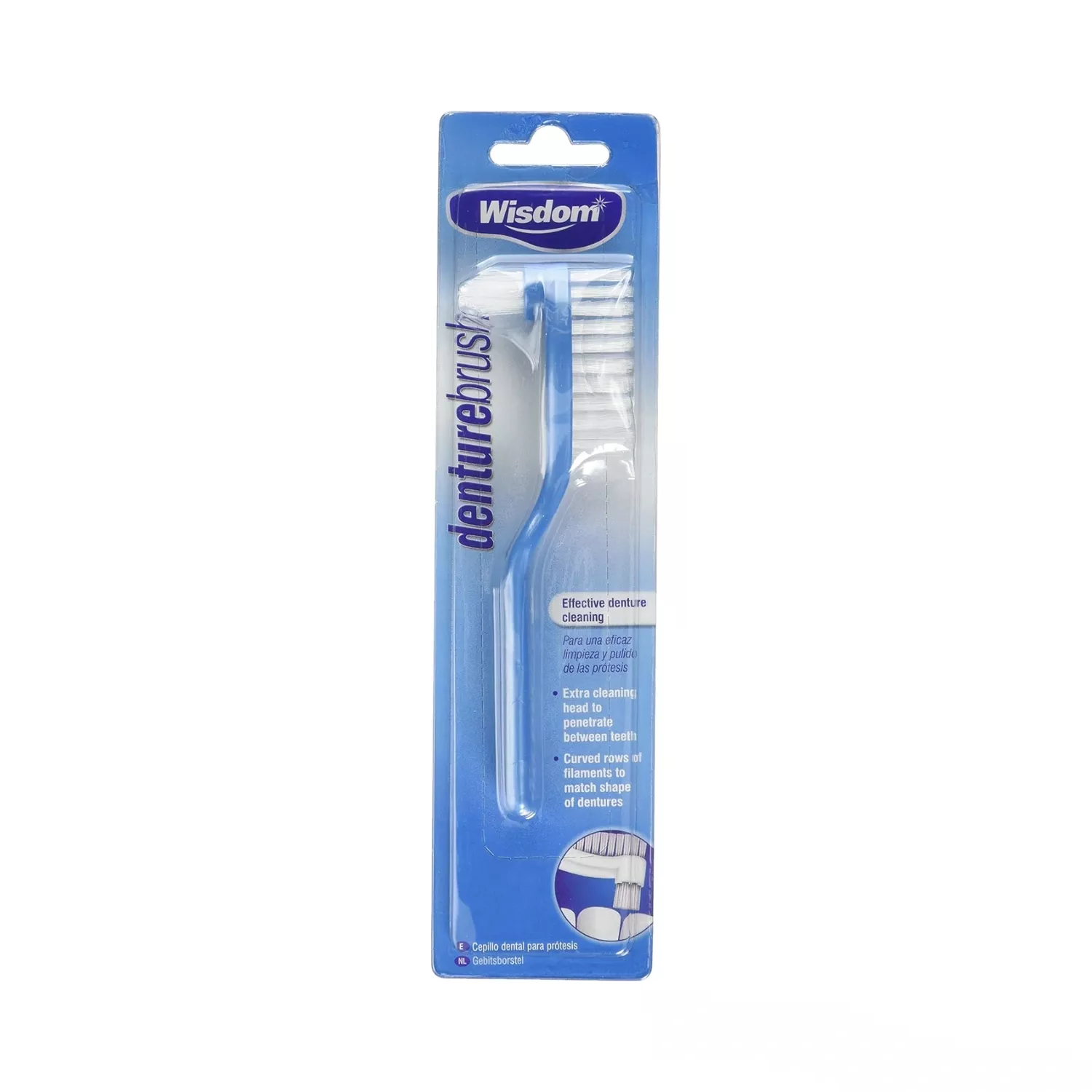 Wisdom Denture Brush (Colours Vary)