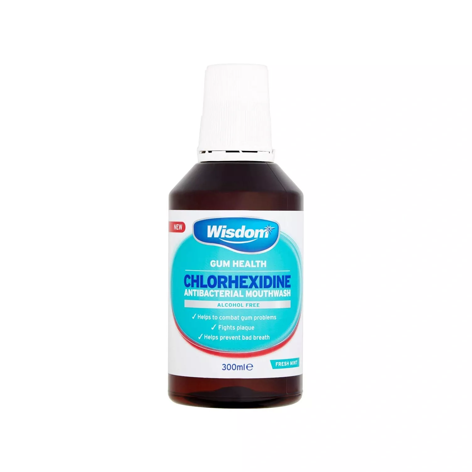 Wisdom Mouthwash Mint Alcohol Free 300ml