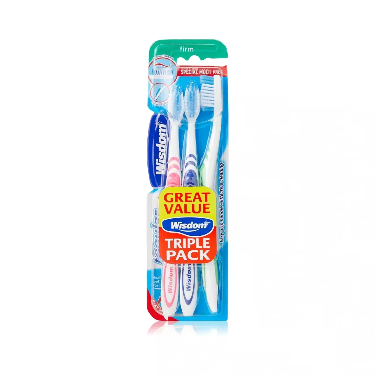 Wisdom Regular Plus Firm Triple Pack