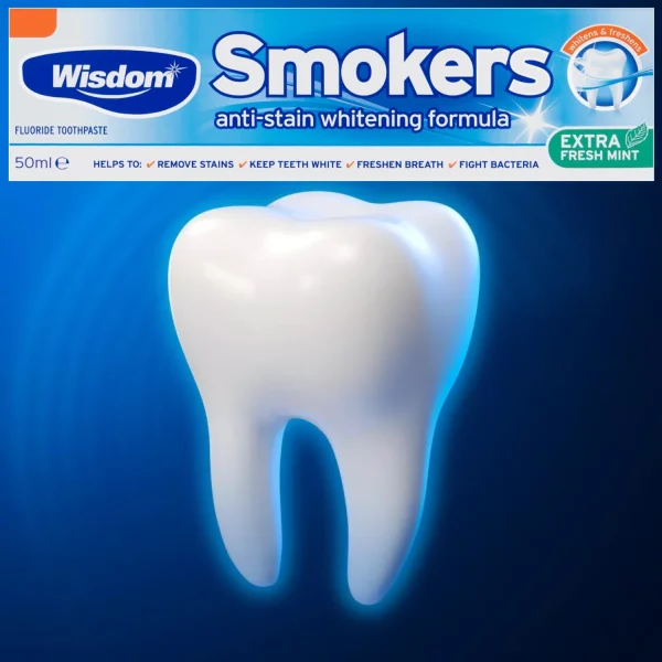 Wisdom Smokers Anti-Stain Whitening Toothpaste 50ml (2)
