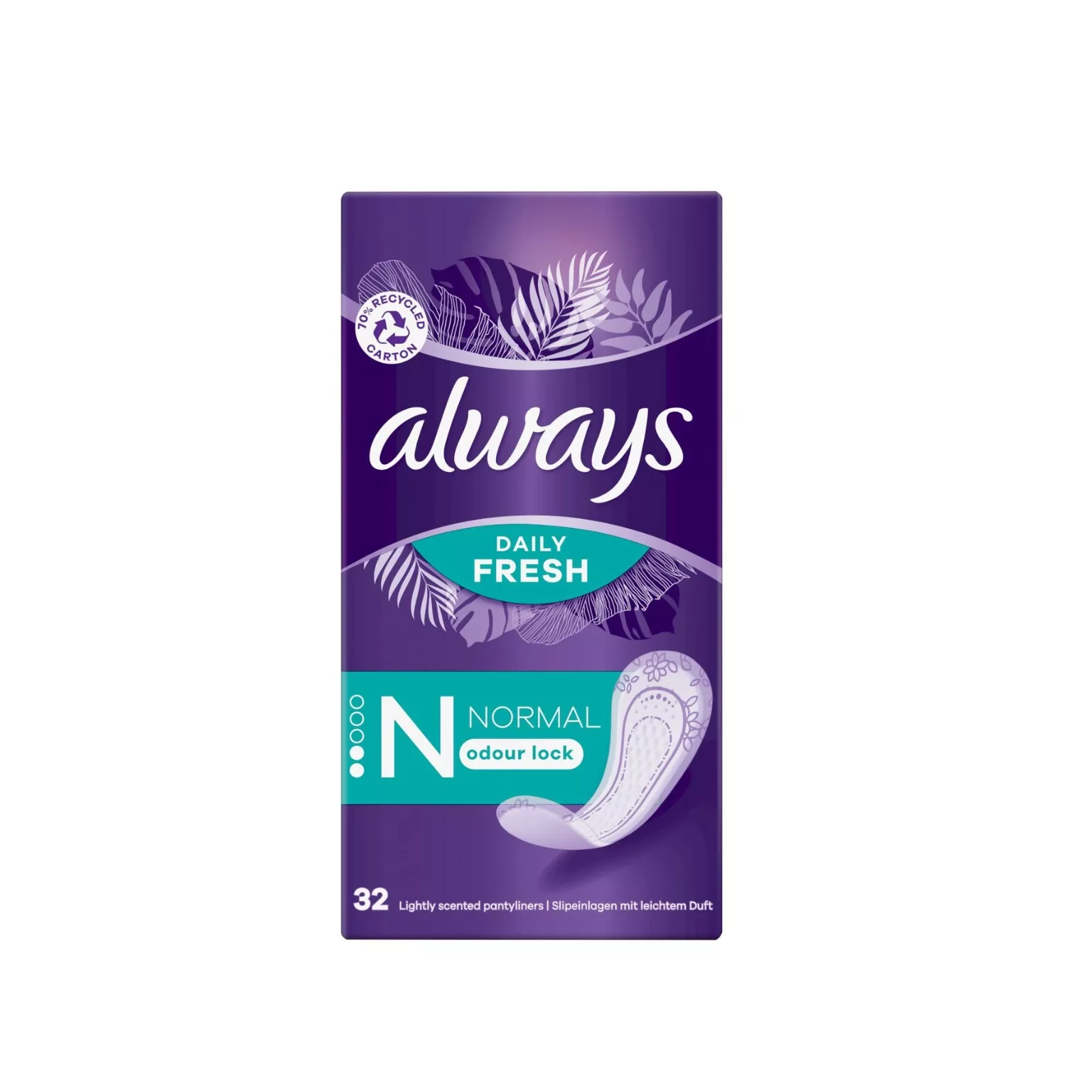 Always Dailies Fresh & Protect Normal Panty 32 Liners