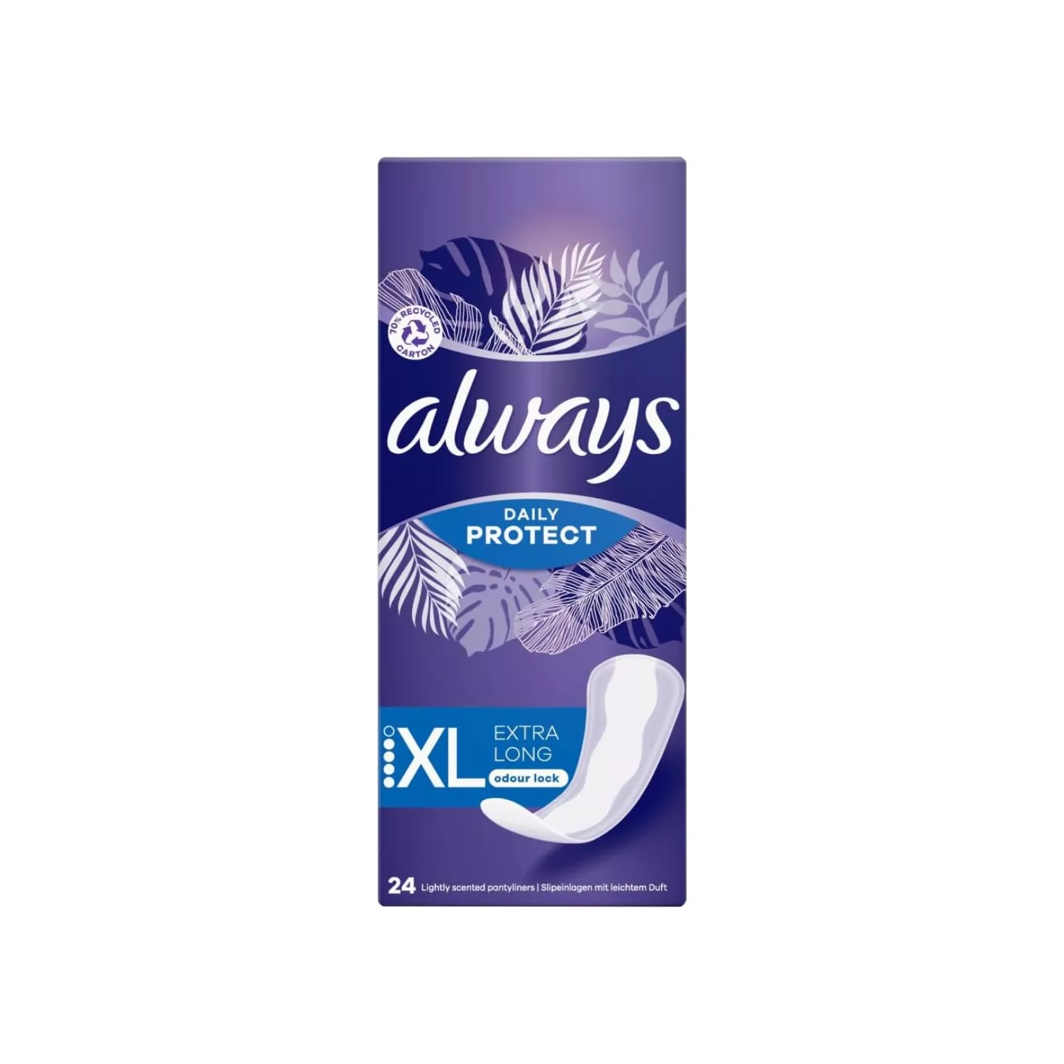 Always Dailies Pantyliners Long Plus 24 Liners