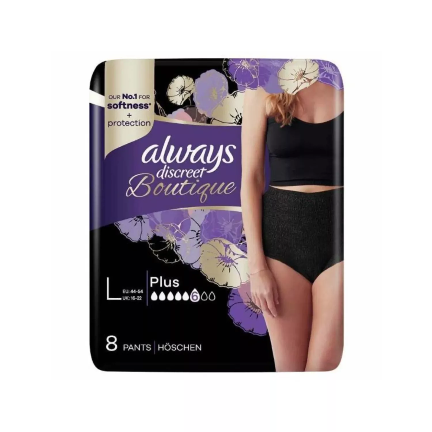 Always Discreet Boutique Large Plus 8 Pants