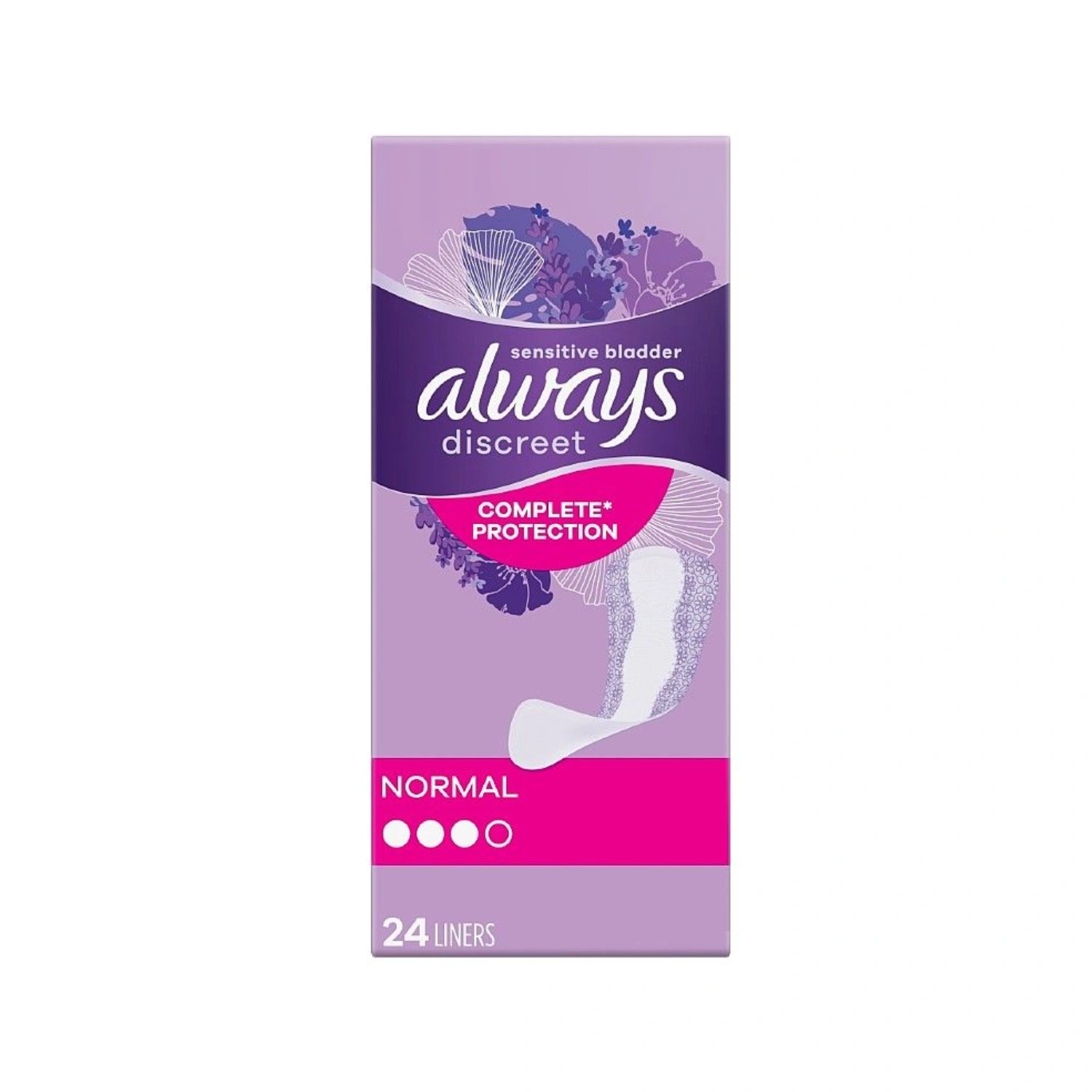 Always Discreet Normal 24 Liners