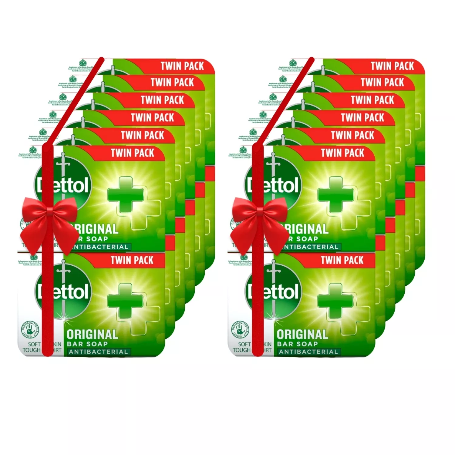 12x Dettol Original Antibacterial Soap Bar (2x100g)