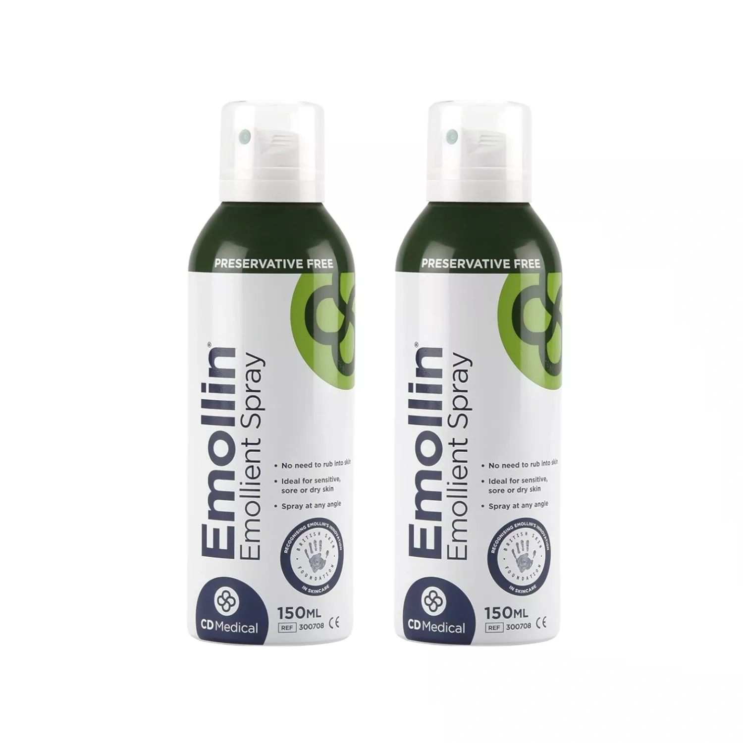 Emollin Emollient Spray 150ml - Pack of 2