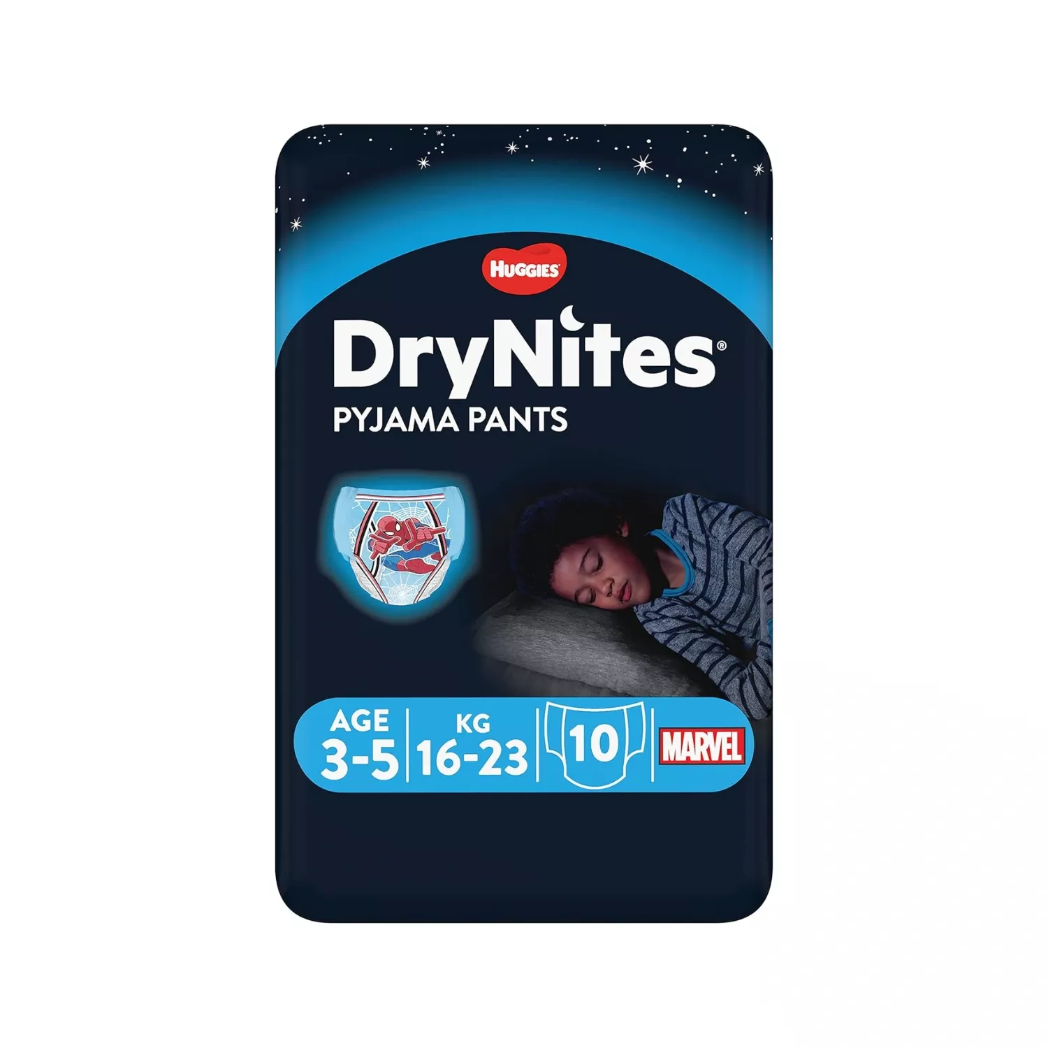 Huggies Drynites Age 3-5 Boy 10s