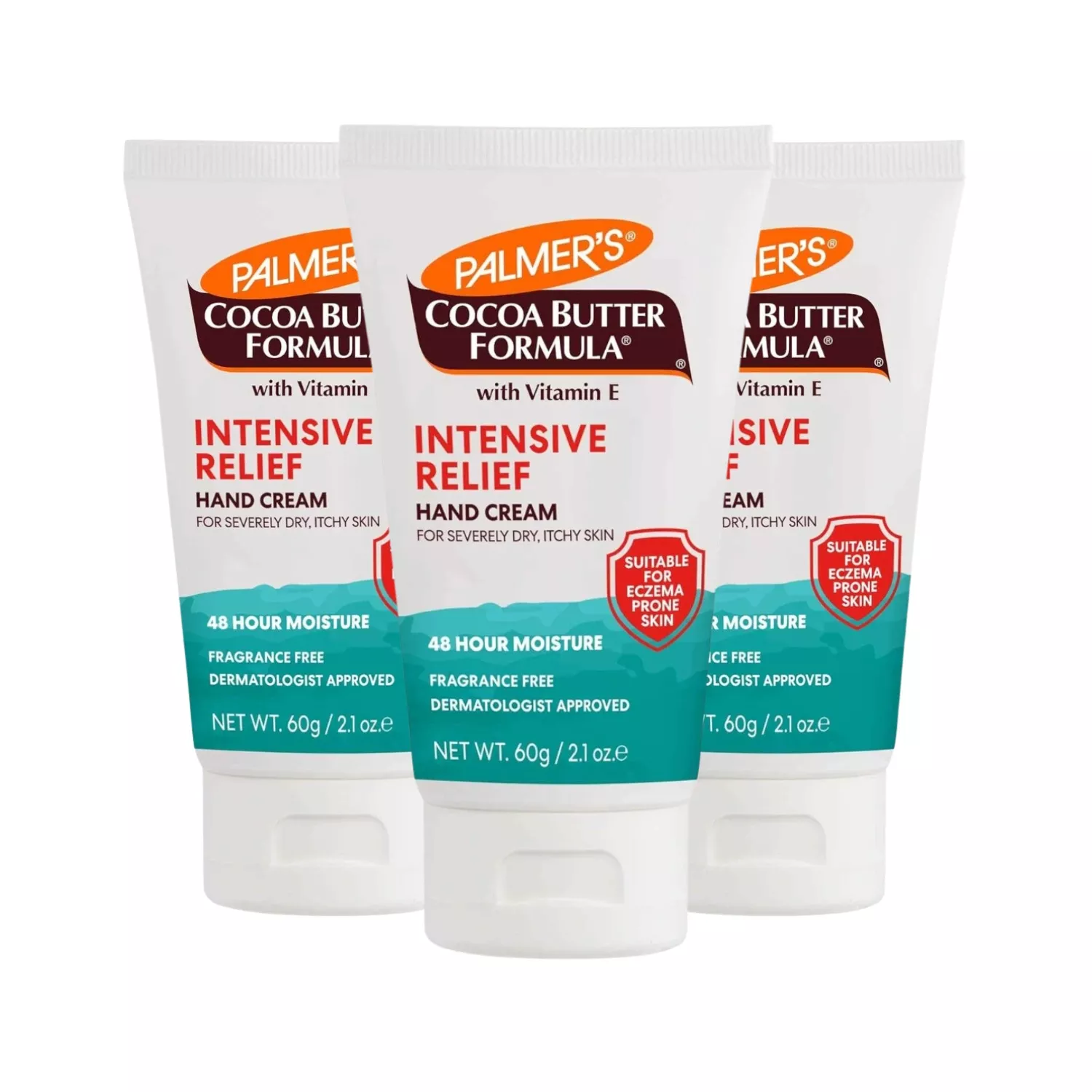 Palmers Intensive Relief Hand Cream 60g - Pack of 3