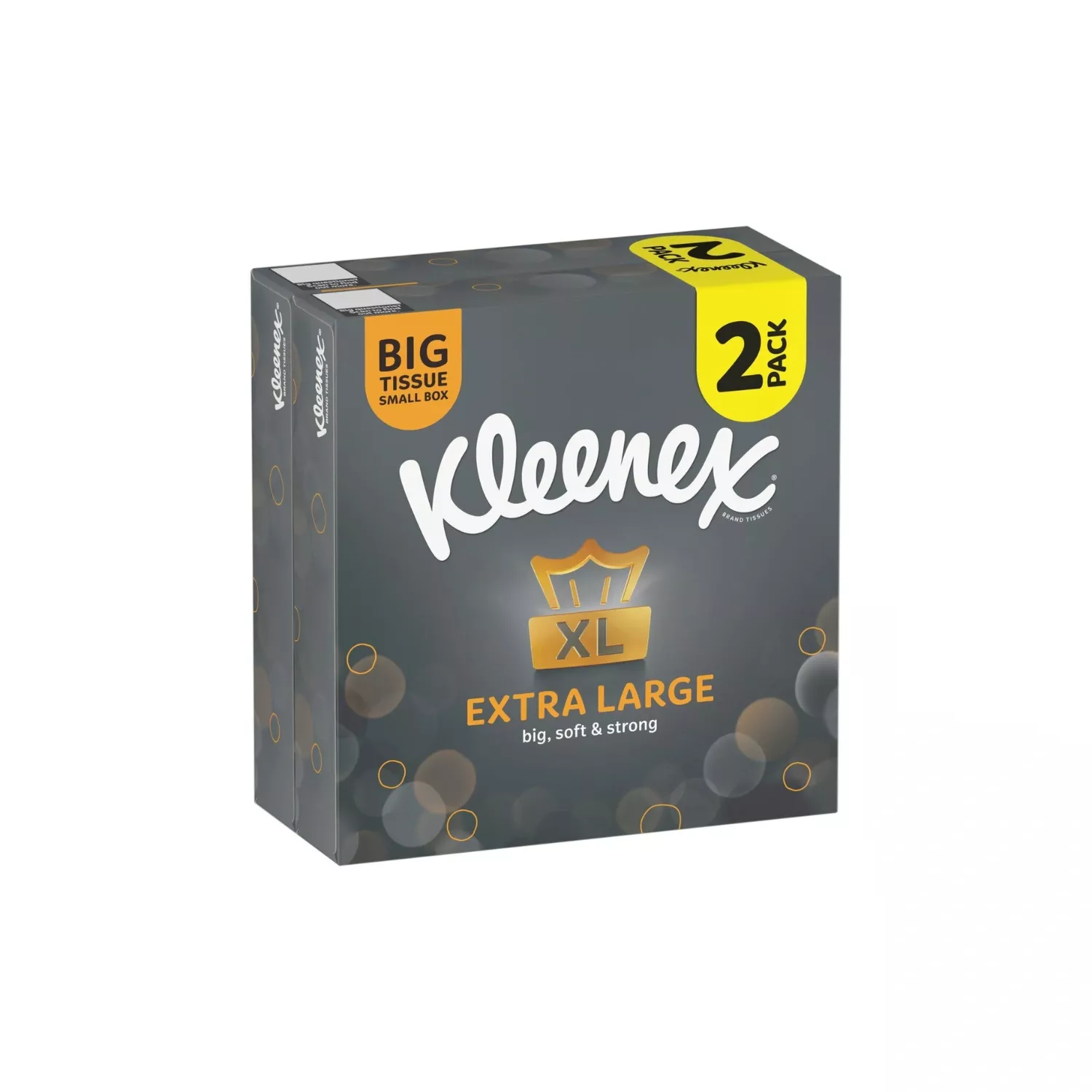 Kleenex Extra Large Tissues Compact Twin 44
