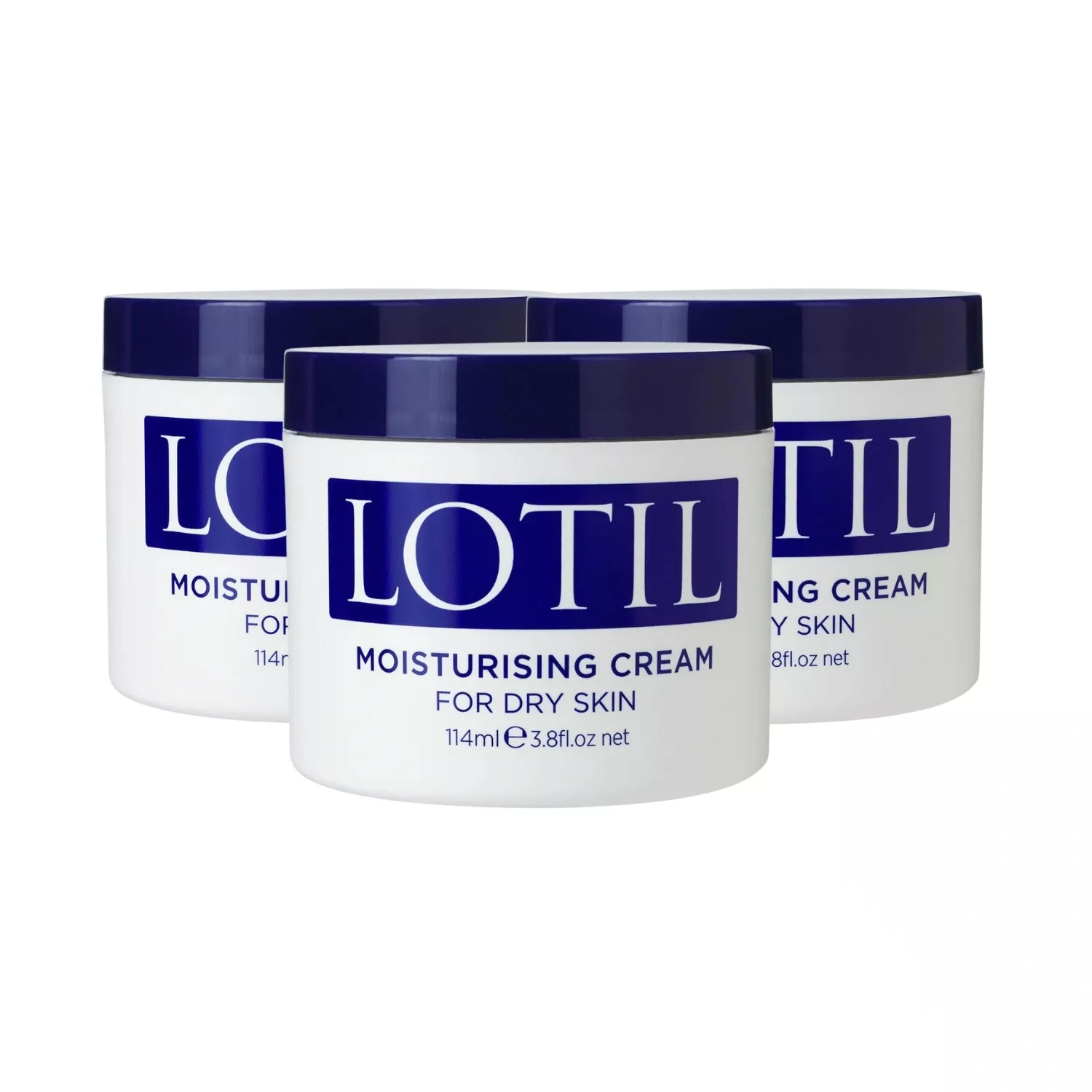 Lotil Cream For Dry Skin 114ml - Pack of 3
