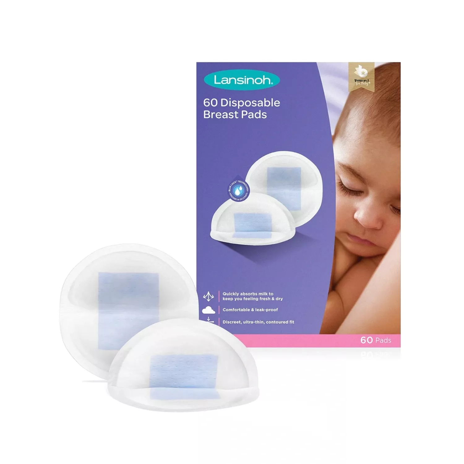 Lansinoh Disposable Breast Pads - Pack of 60