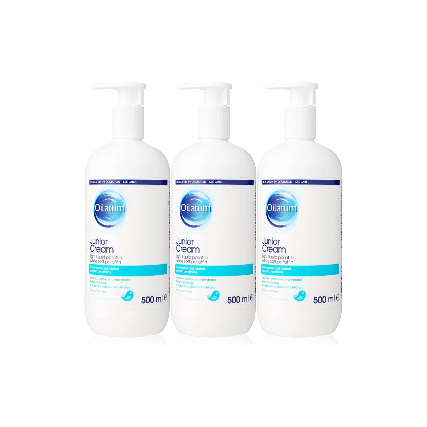 Oilatum Junior Cream 500ml - 3 Pack