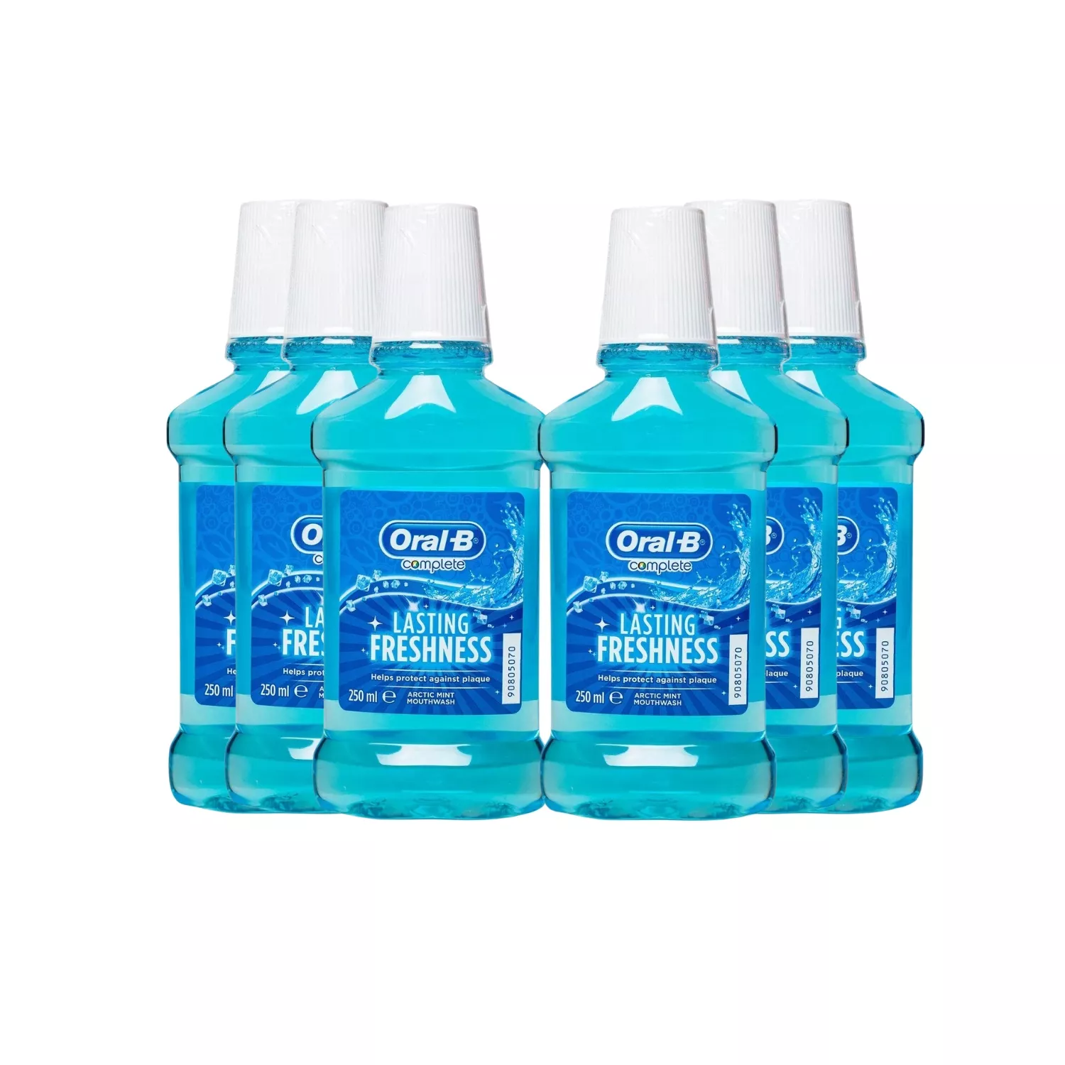 Oral-B Arctic Mint Mouthwash 250ml - Pack of 6