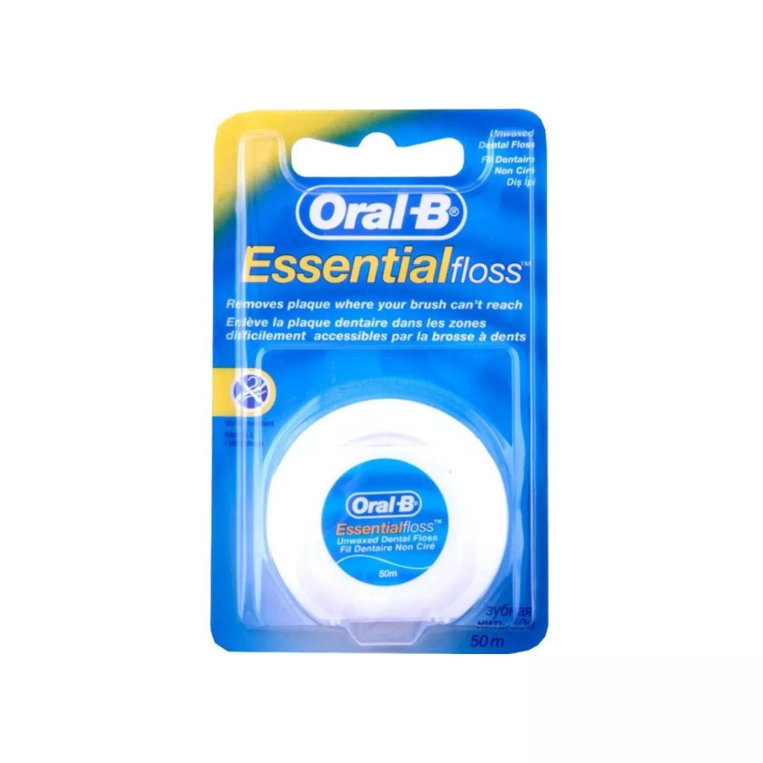 Oral-B Essential Floss Waxed Dental Floss 50m