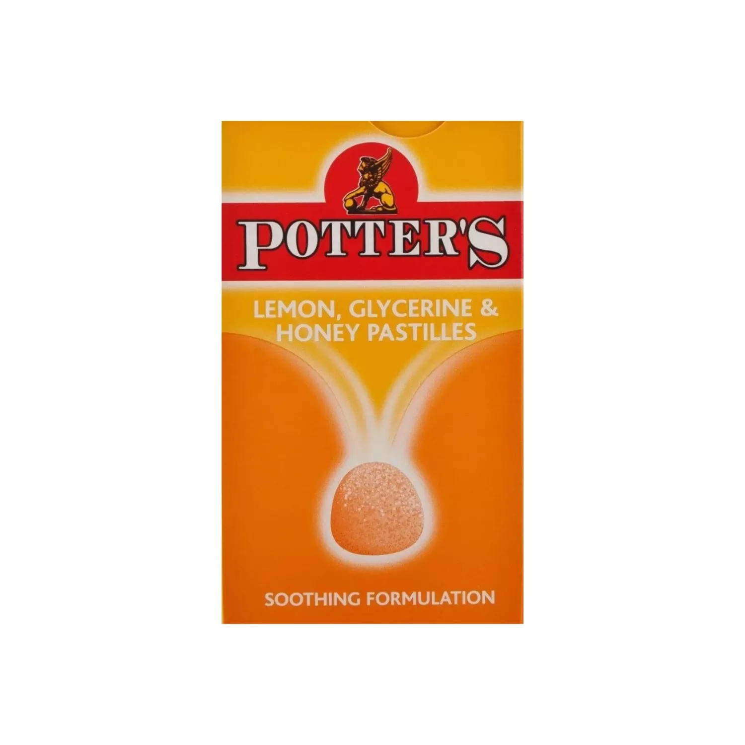 Potters Pastilles Lemon Glycerine & Honey - 45g