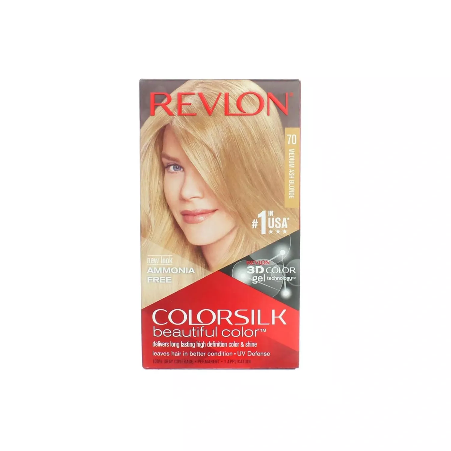 Revlon Colorsilk Permanent Hair Colour 70 Medium Ash Blonde