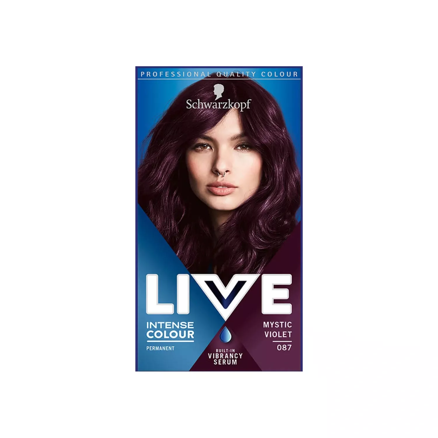 Schwarzkopf Live Intense Colour Permanent Hair Dye - 087 MYSTIC VIOLET