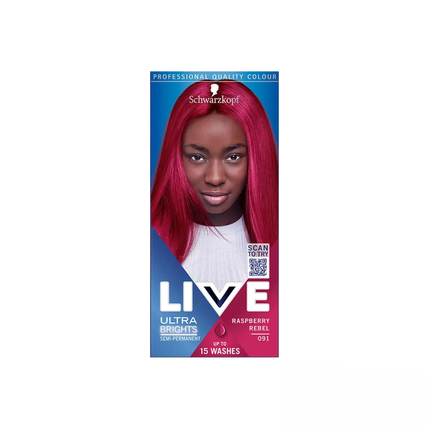 Schwarzkopf Live Ultra brights 091 Raspberry Rebel Hair Dye