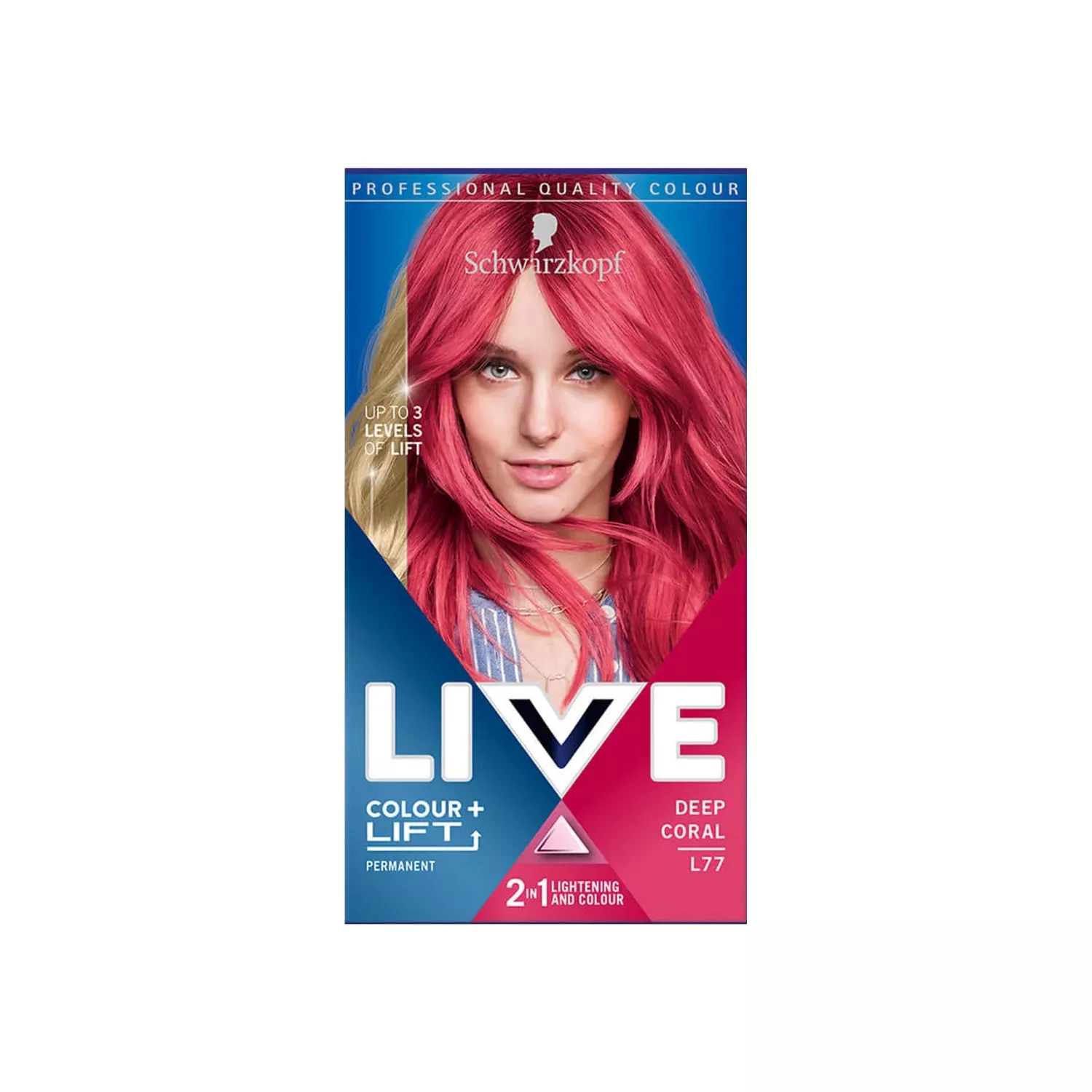 Schwarzkopf Live Intense Colour L77 Deep Coral Hair Dye
