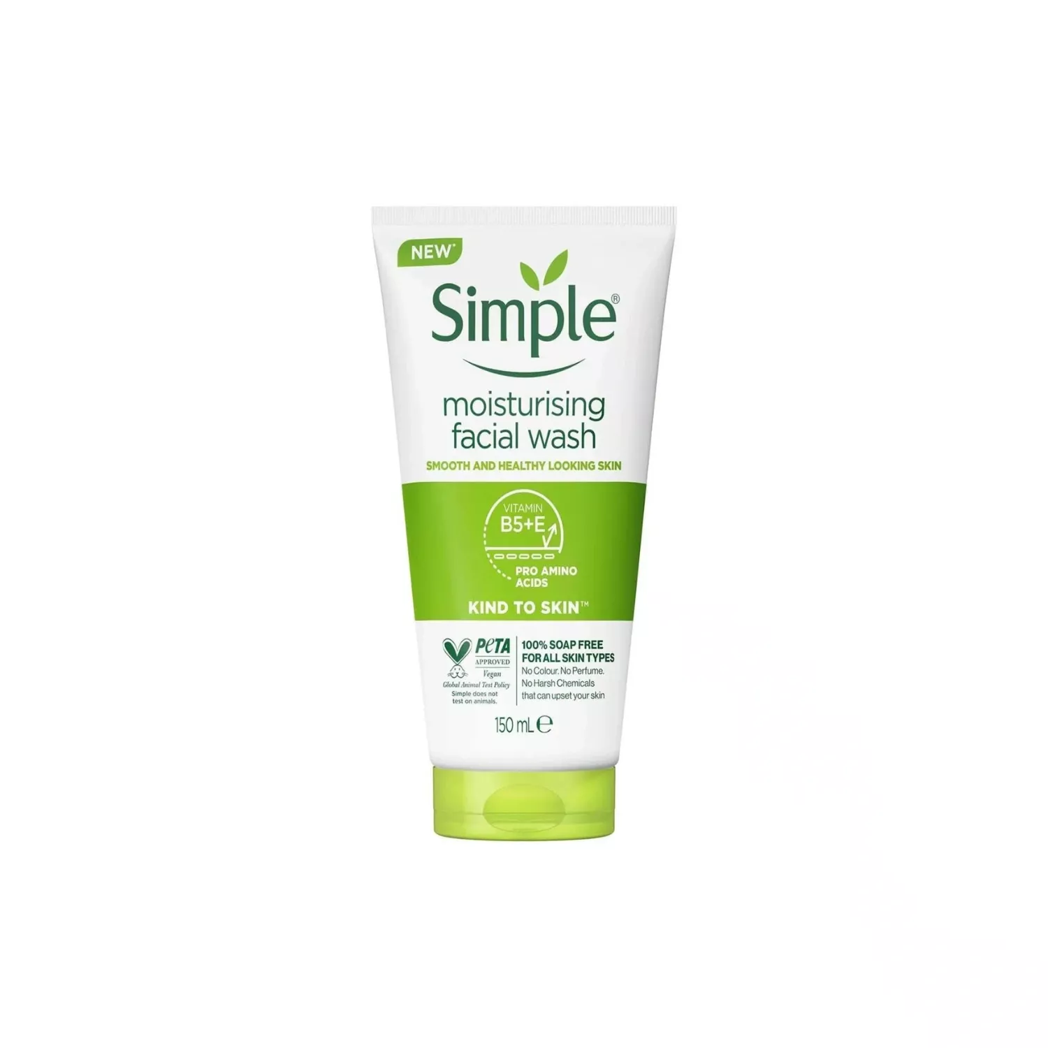 Simple Kind To Skin Moisturising Face Wash 150ml