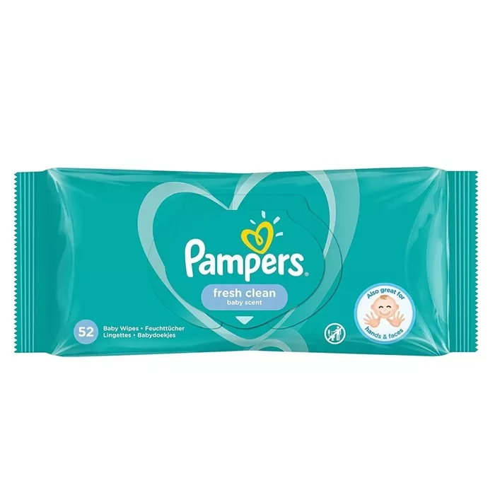 Pampers Baby Fresh Clean Wipes 52 Count